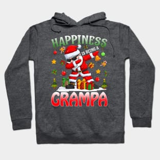 Happiness Is Being A Grampa Santa Christmas Hoodie